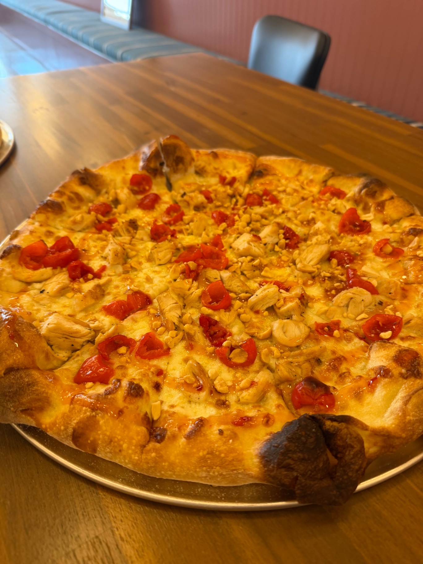 Thai-style pizza at Dap's Pizza & Provisions in West Knoxville